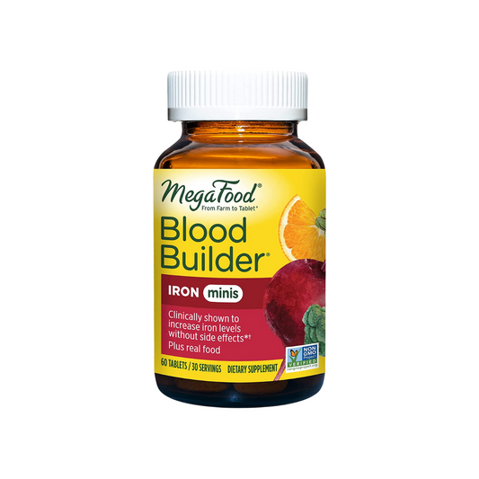 Blood Builder iron minis - 60 Tablets | Multi-Vitamins | Megafood