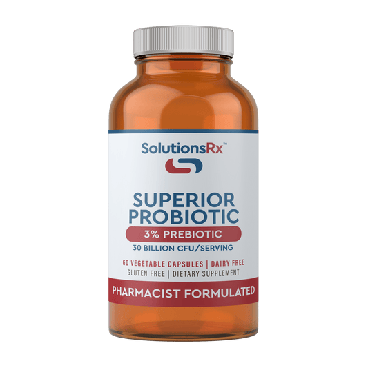 Superior Probiotic w/Prebiotic - 60 Capsules | Probiotics | SolutionsRx